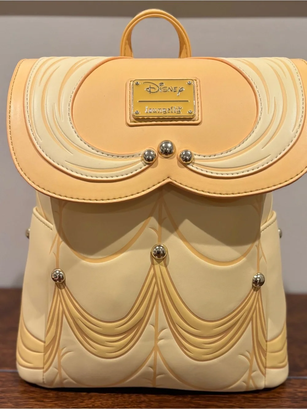 Loungefly Beauty and the Beast Belle Dress Backpack & Wallet Set
